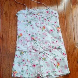 Girls super cute romper with adjustable strap